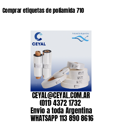 Comprar etiquetas de poliamida 710