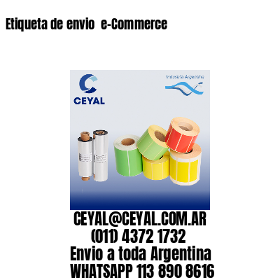 Etiqueta de envio  e-Commerce