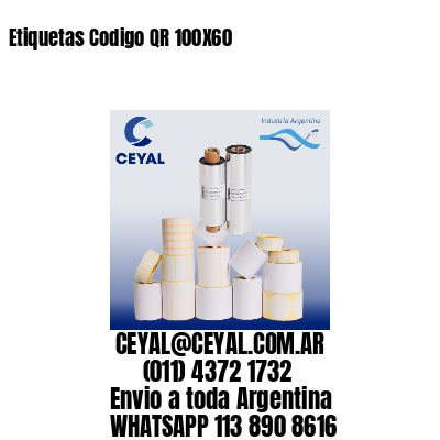 Etiquetas Codigo QR 100X60
