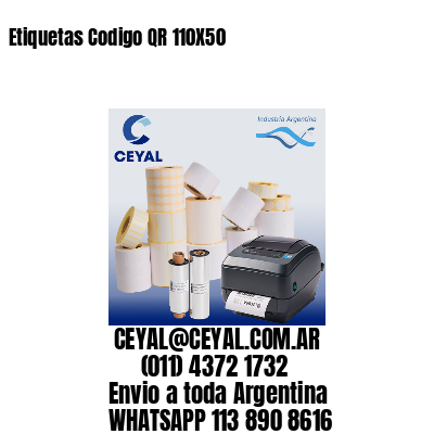 Etiquetas Codigo QR 110X50