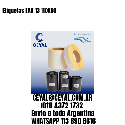 Etiquetas EAN 13 110X50