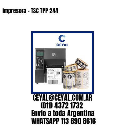impresora – TSC TPP 244