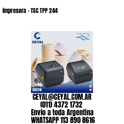 impresora – TSC TPP 244