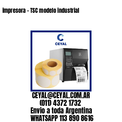 impresora – TSC modelo industrial
