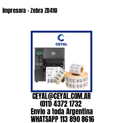 impresora – Zebra ZD410