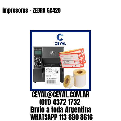 impresoras – ZEBRA GC420