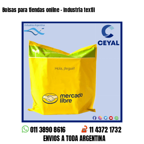 Bolsas para tiendas online – Industria textil