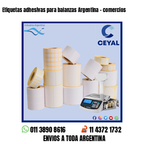 Etiquetas adhesivas para balanzas Argentina – comercios