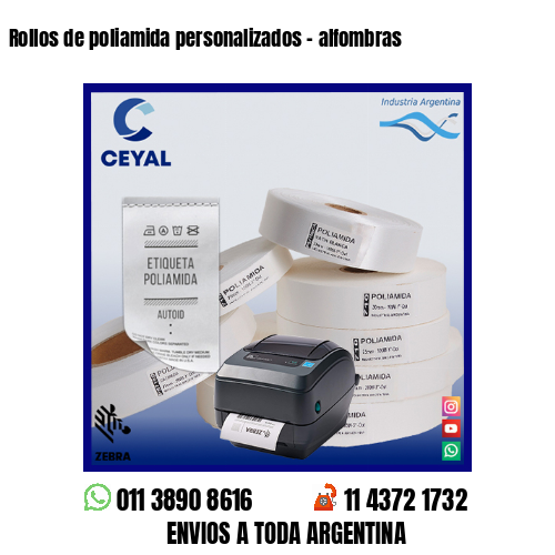 Rollos de poliamida personalizados – alfombras