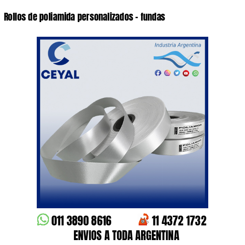 Rollos de poliamida personalizados – fundas
