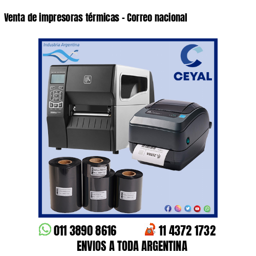 Venta de impresoras térmicas – Correo nacional