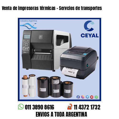 Venta de impresoras térmicas – Servcios de transportes
