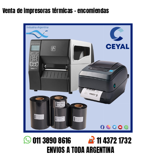 Venta de impresoras térmicas – encomiendas