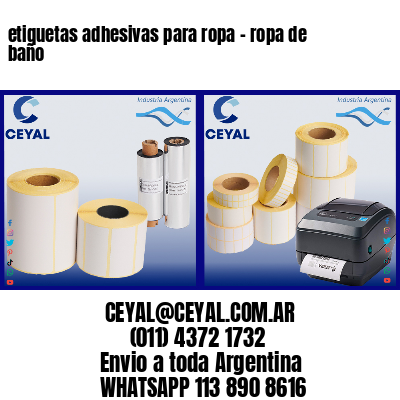 etiquetas adhesivas para ropa – ropa de baño