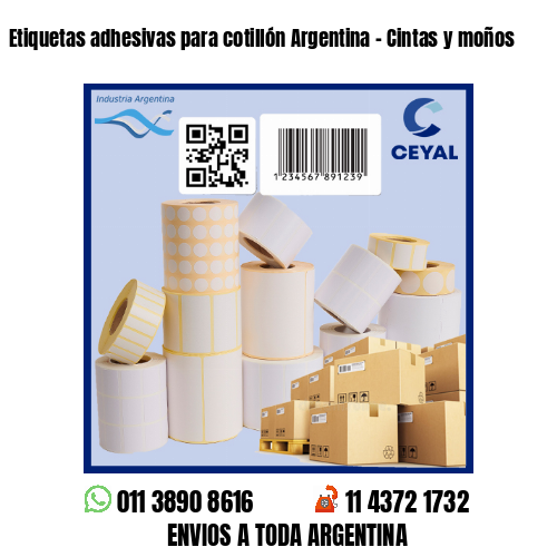 Etiquetas adhesivas para cotillón Argentina – Cintas y moños
