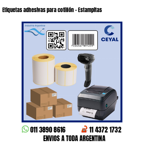 Etiquetas adhesivas para cotillón – Estampitas