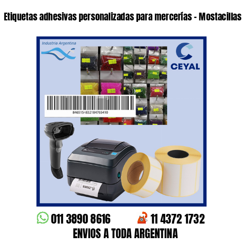 Etiquetas adhesivas personalizadas para mercerías – Mostacillas