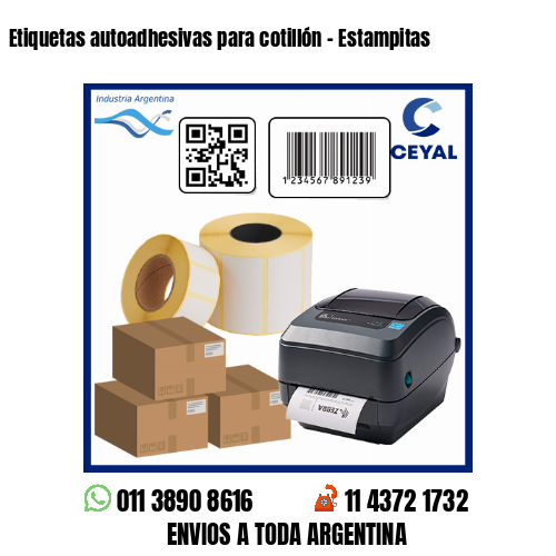 Etiquetas autoadhesivas para cotillón – Estampitas