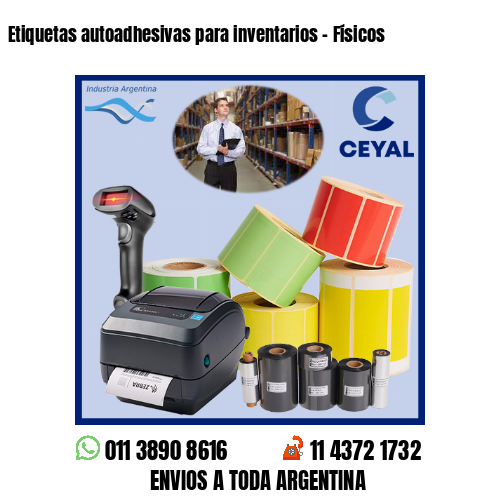 Etiquetas autoadhesivas para inventarios – Físicos