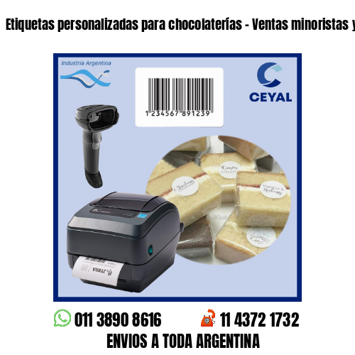 Etiquetas personalizadas para chocolaterías – Ventas minoristas y mayoristas