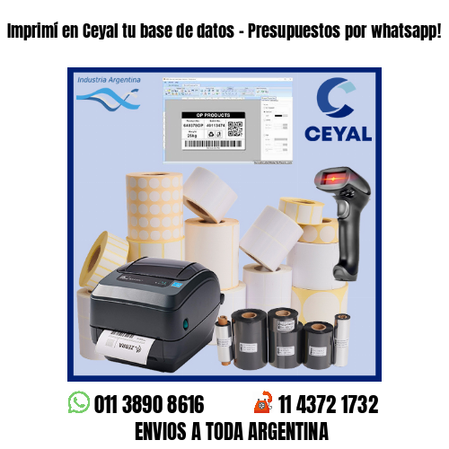 Imprimí en Ceyal tu base de datos – Presupuestos por whatsapp!