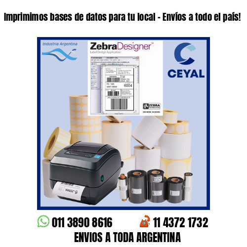 Imprimimos bases de datos para tu local – Envíos a todo el país!