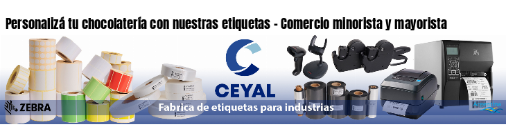 Personalizá tu chocolatería con nuestras etiquetas - Comercio minorista y mayorista