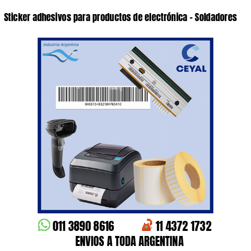 Sticker adhesivos para productos de electrónica – Soldadores