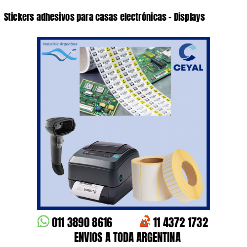 Stickers adhesivos para casas electrónicas – Displays