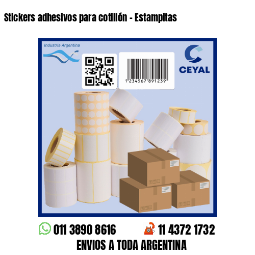 Stickers adhesivos para cotillón – Estampitas
