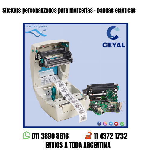 Stickers personalizados para mercerías – bandas elasticas