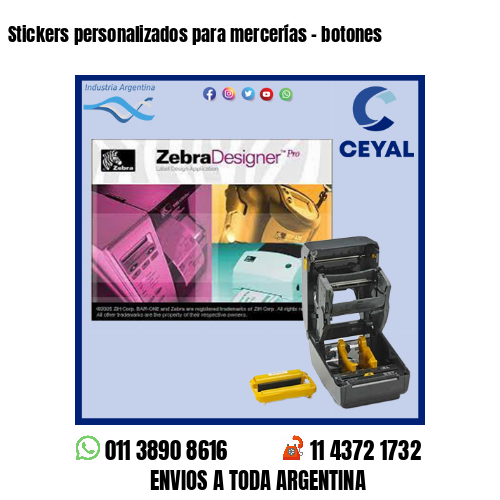 Stickers personalizados para mercerías – botones
