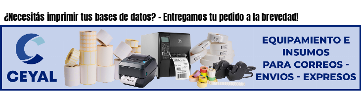 ¿Necesitás imprimir tus bases de datos? - Entregamos tu pedido a la brevedad!