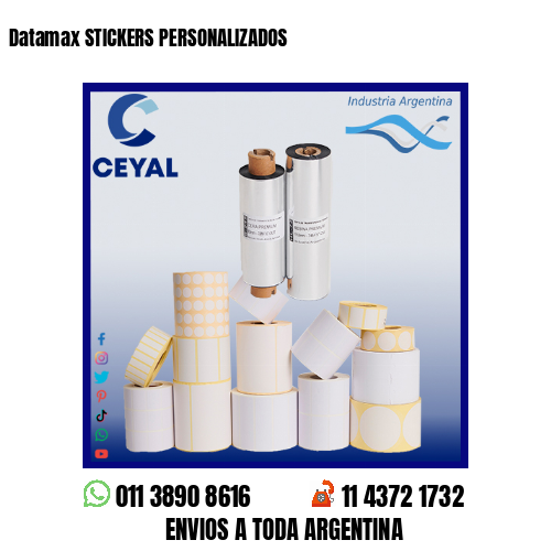 Datamax STICKERS PERSONALIZADOS
