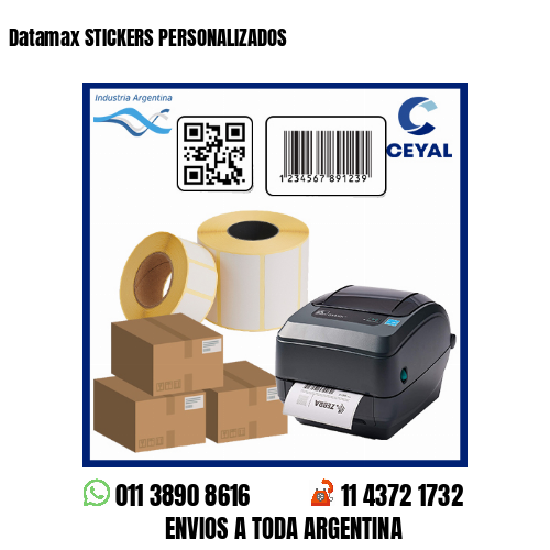 Datamax STICKERS PERSONALIZADOS