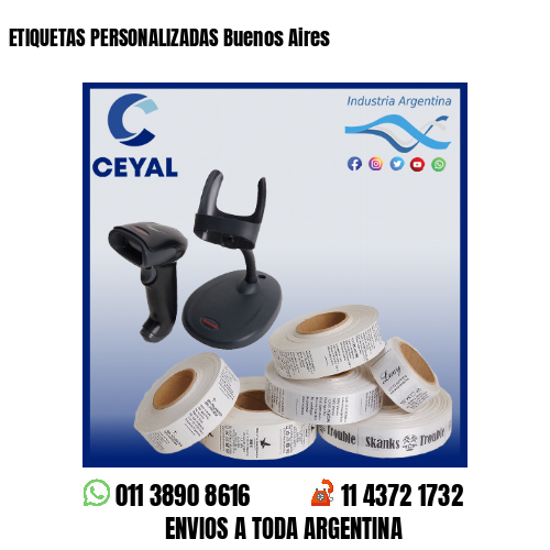 ETIQUETAS PERSONALIZADAS Buenos Aires
