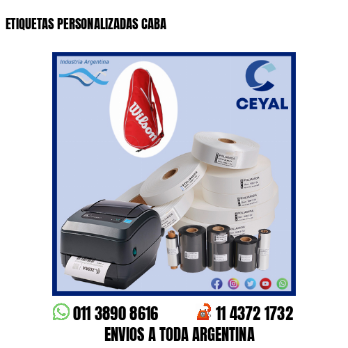 ETIQUETAS PERSONALIZADAS CABA
