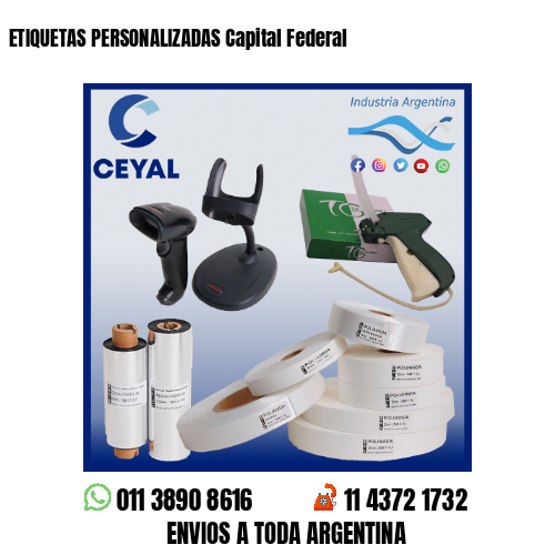 ETIQUETAS PERSONALIZADAS Capital Federal