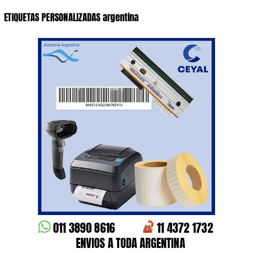 ETIQUETAS PERSONALIZADAS argentina