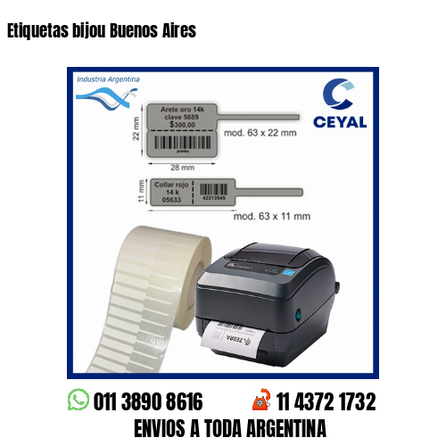 Etiquetas bijou Buenos Aires