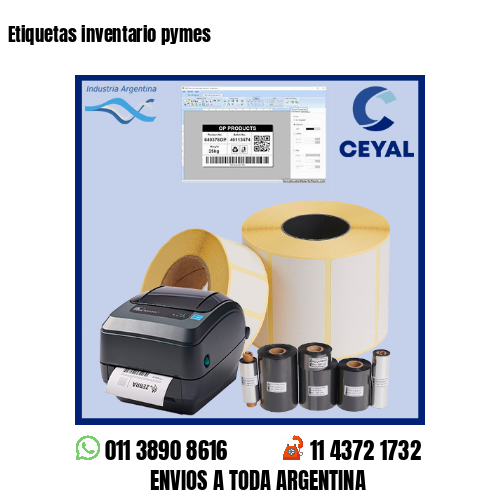 Etiquetas inventario pymes