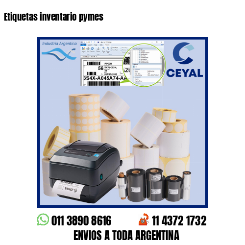Etiquetas inventario pymes