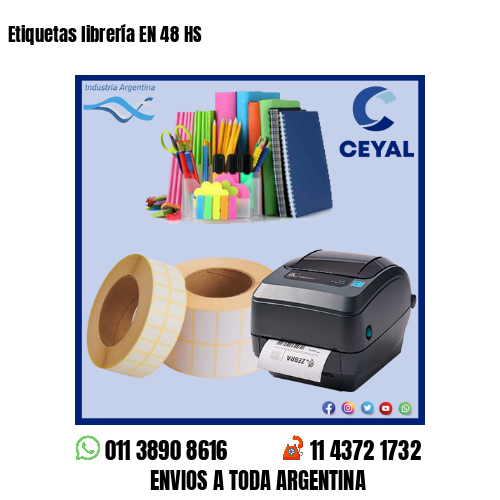 Etiquetas librería EN 48 HS