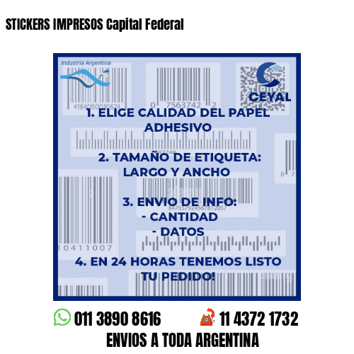 STICKERS IMPRESOS Capital Federal