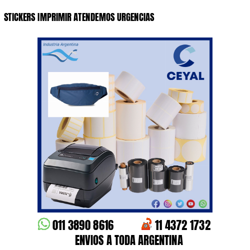 STICKERS IMPRIMIR ATENDEMOS URGENCIAS