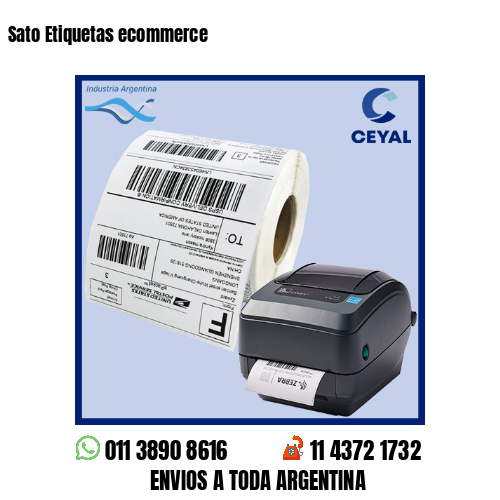 Sato Etiquetas ecommerce