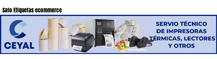 Sato Etiquetas ecommerce
