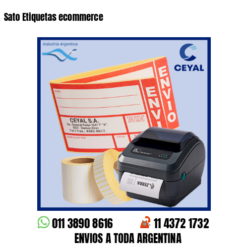 Sato Etiquetas ecommerce