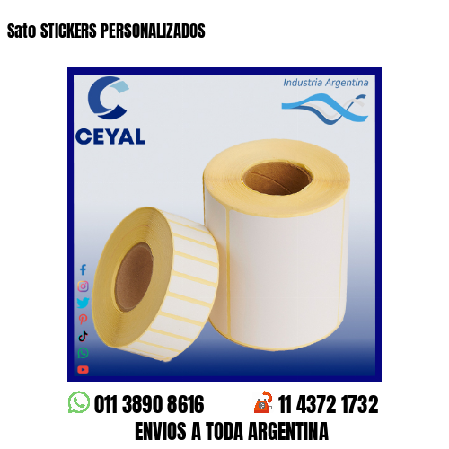 Sato STICKERS PERSONALIZADOS