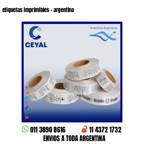 etiquetas imprimibles – argentina